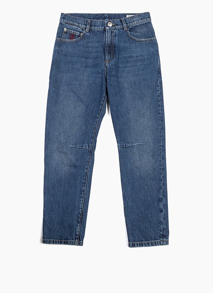 Brunello Cucinelli Kids 8-10 denim trousers