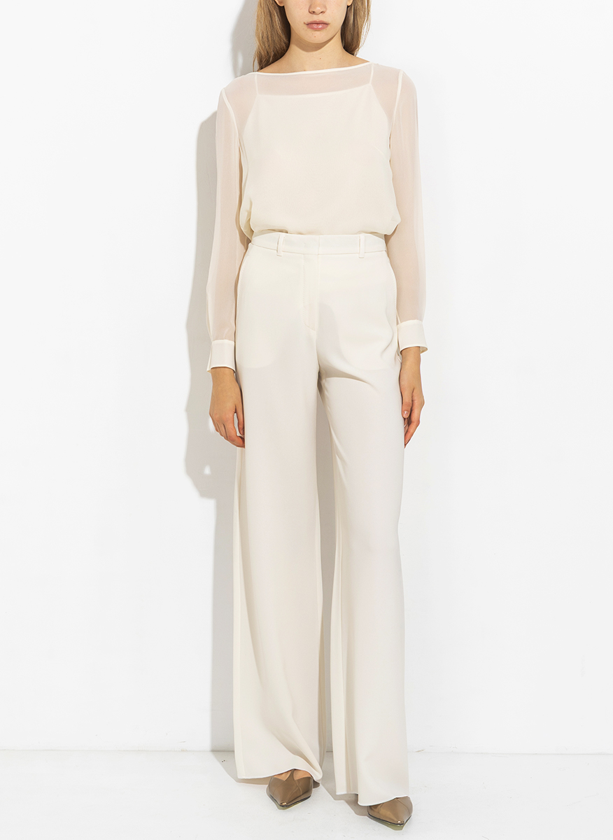 Блуза от копринен жоржет Max Mara Studio Demien