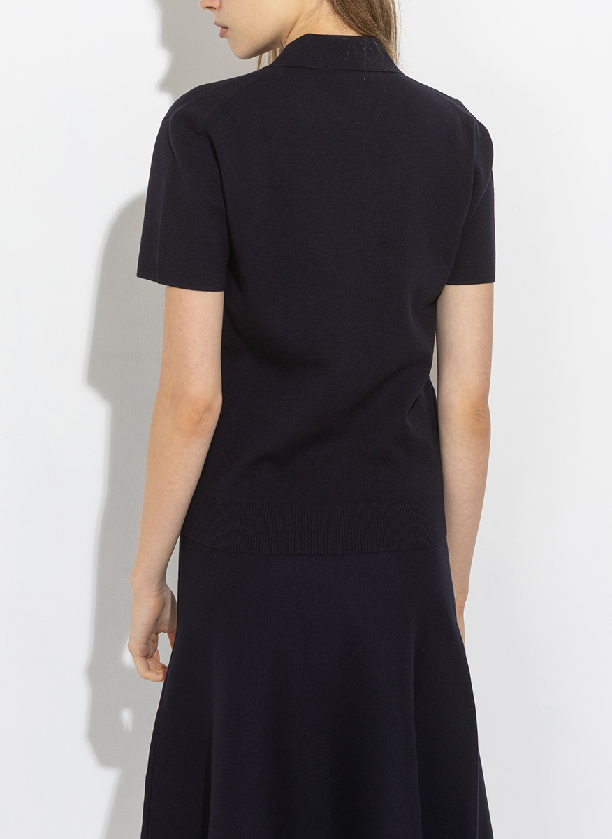 Полошърт от фино плетиво Max Mara Studio Teti