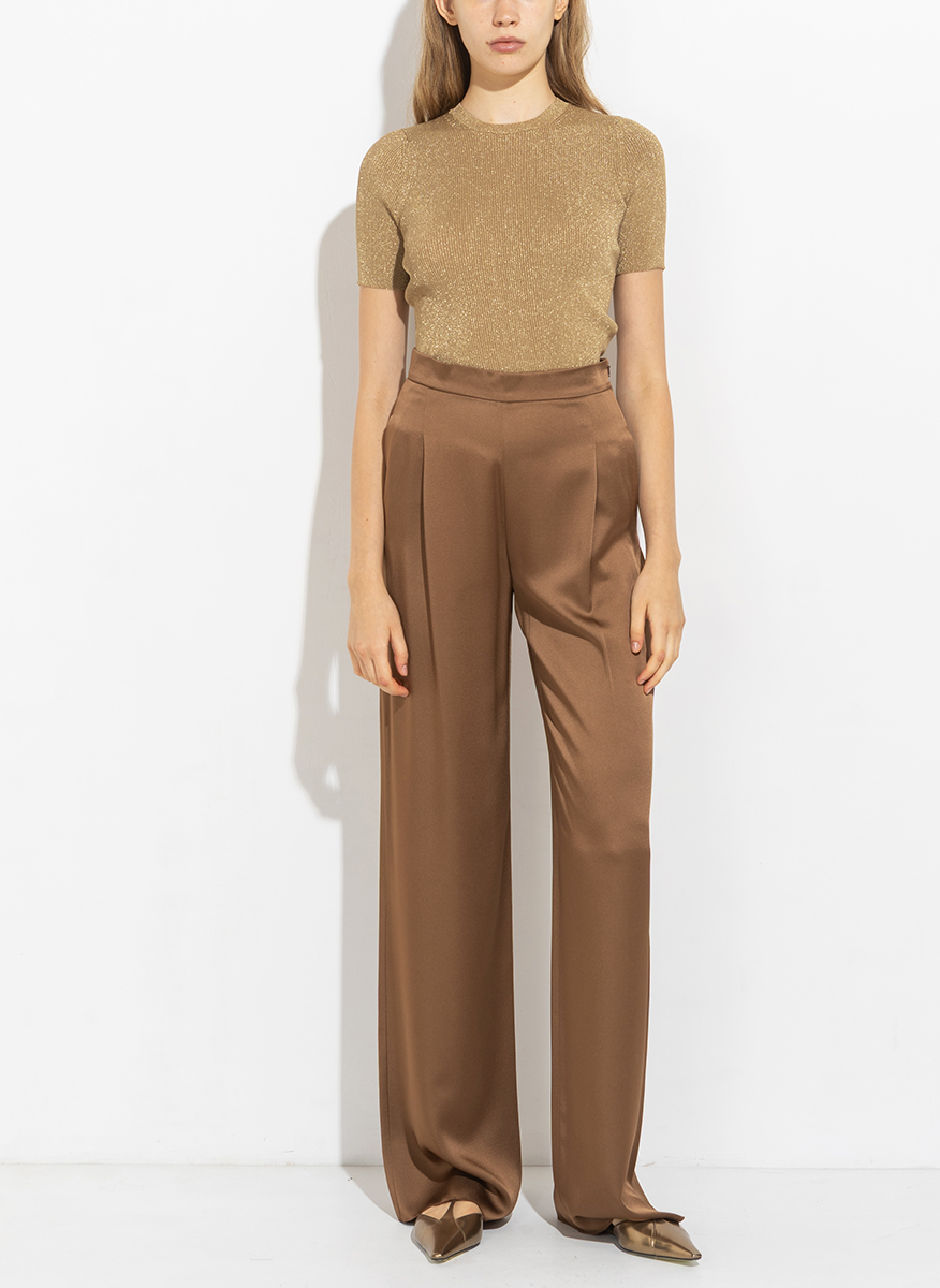 Пуловер с блестящи нишки Max Mara Studio Svelto