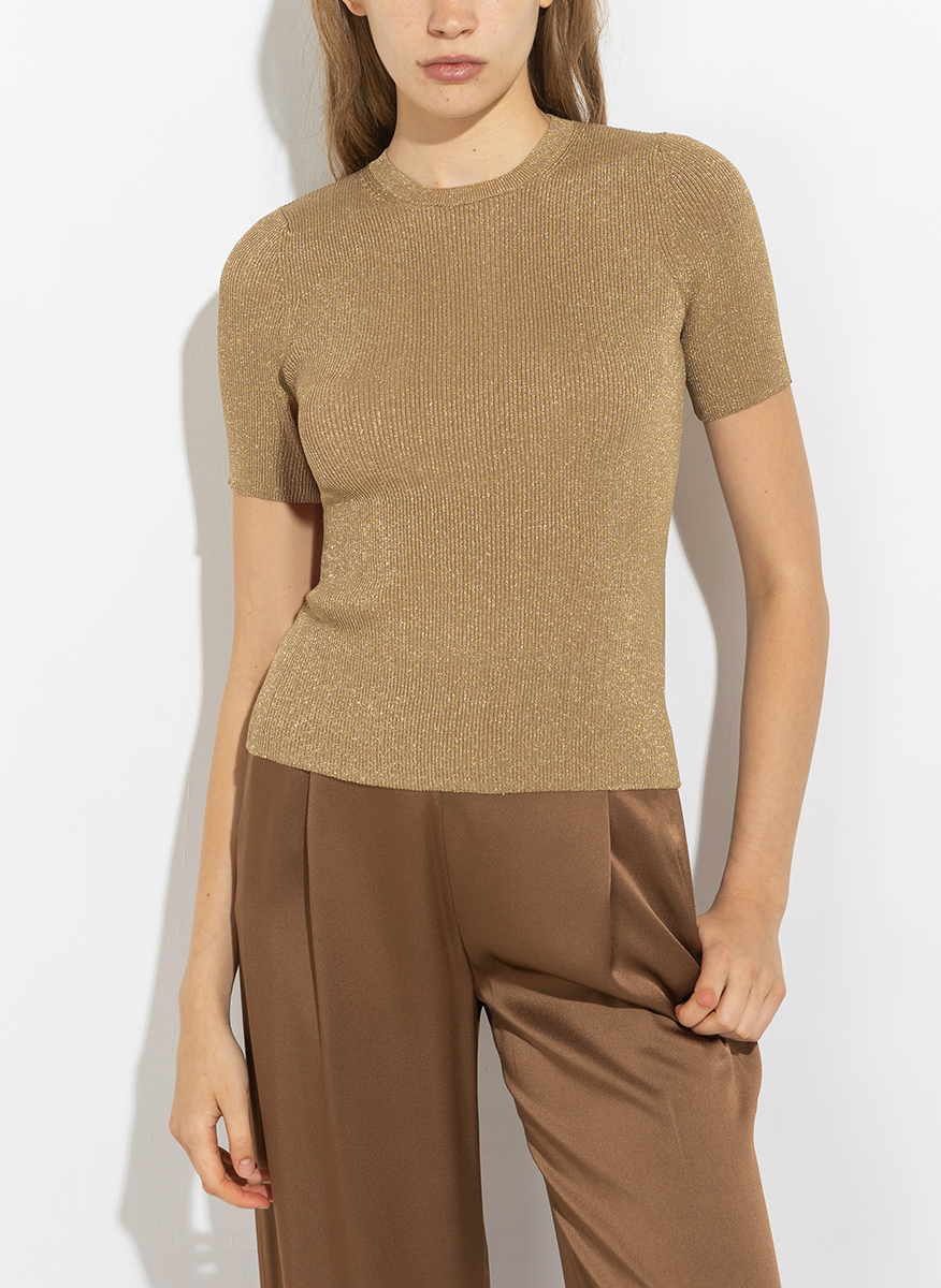 Пуловер с блестящи нишки Max Mara Studio Svelto