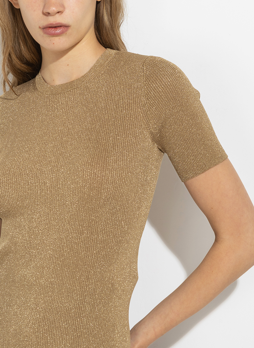 Пуловер с блестящи нишки Max Mara Studio Svelto