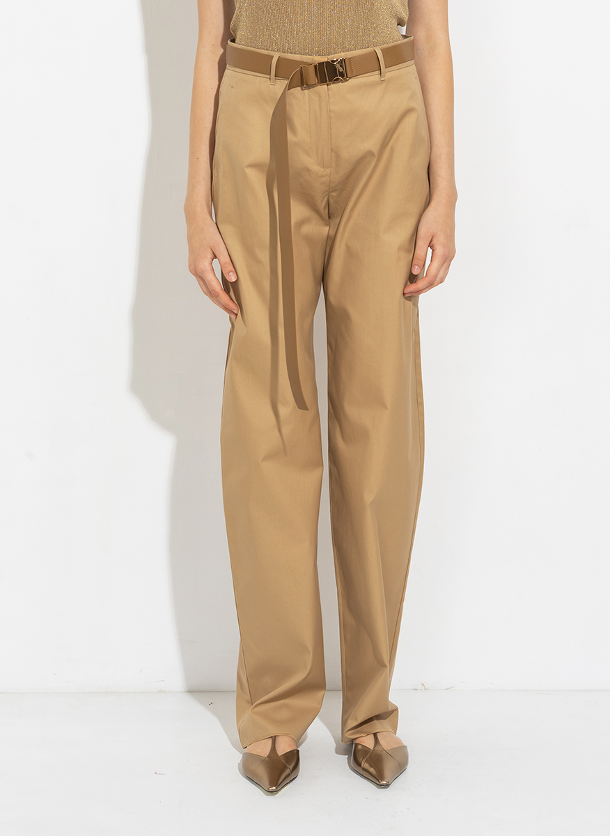 Панталон с колан 'Wide leg' Max Mara Studio Bleu