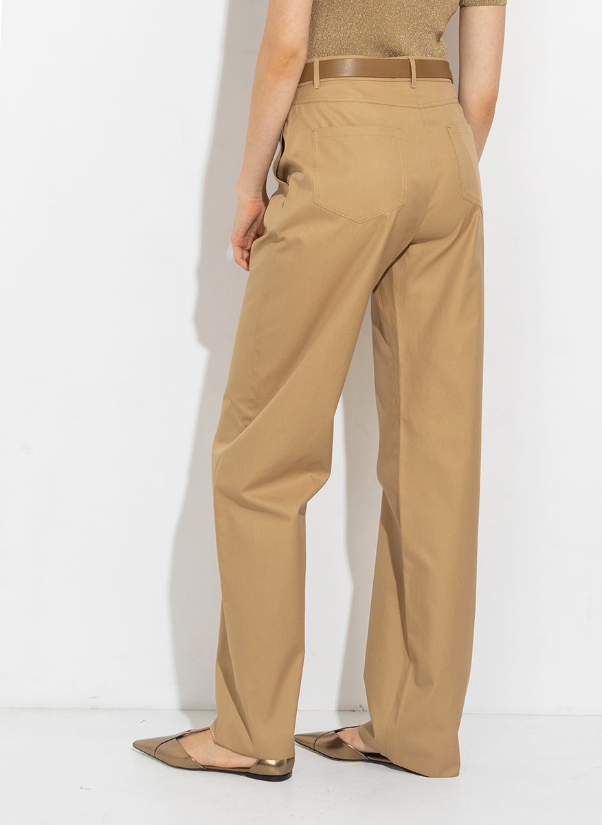 Панталон с колан 'Wide leg' Max Mara Studio Bleu
