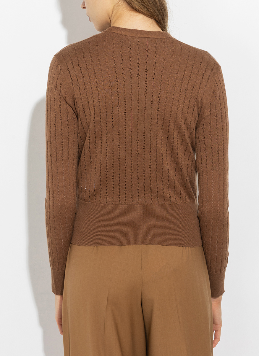 Max Mara Studio Nogara silk blend cardigan