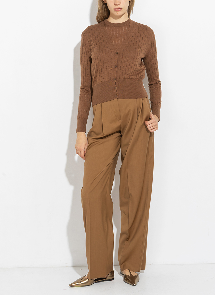 Max Mara Studio Nogara silk blend cardigan