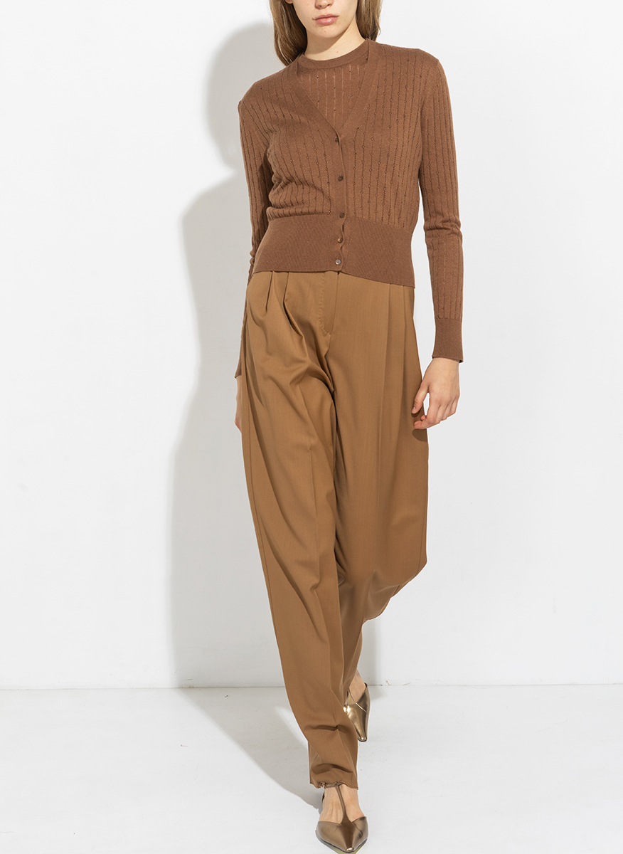 Max Mara Studio Nogara silk blend cardigan
