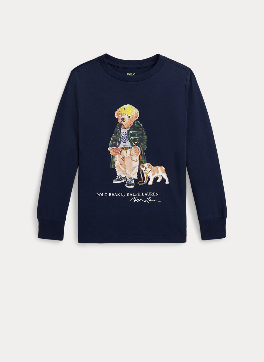 Ralph Lauren Kids 2-7 long sleeve T-shirt with print