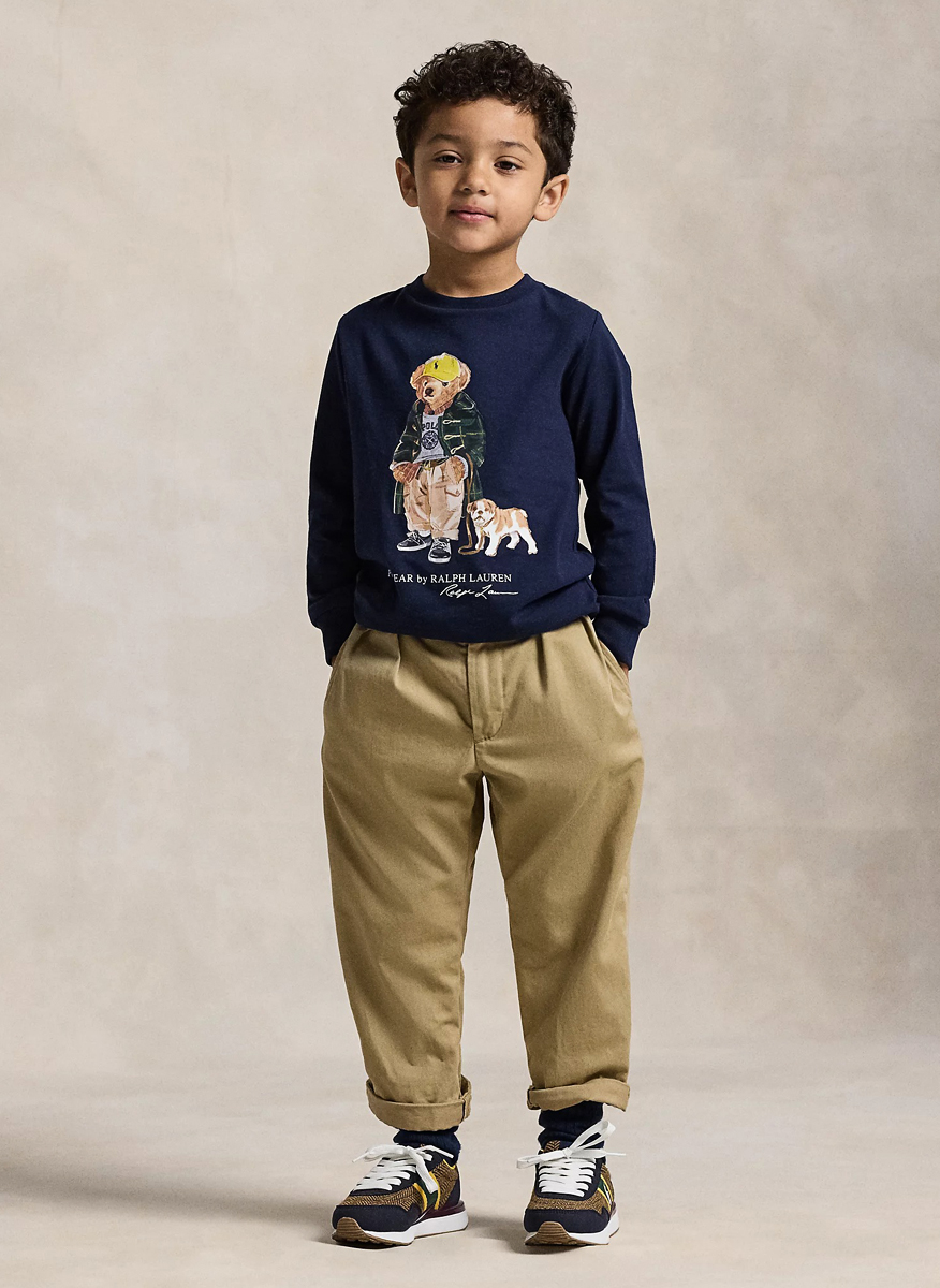 Ralph Lauren Kids 2-7 long sleeve T-shirt with print
