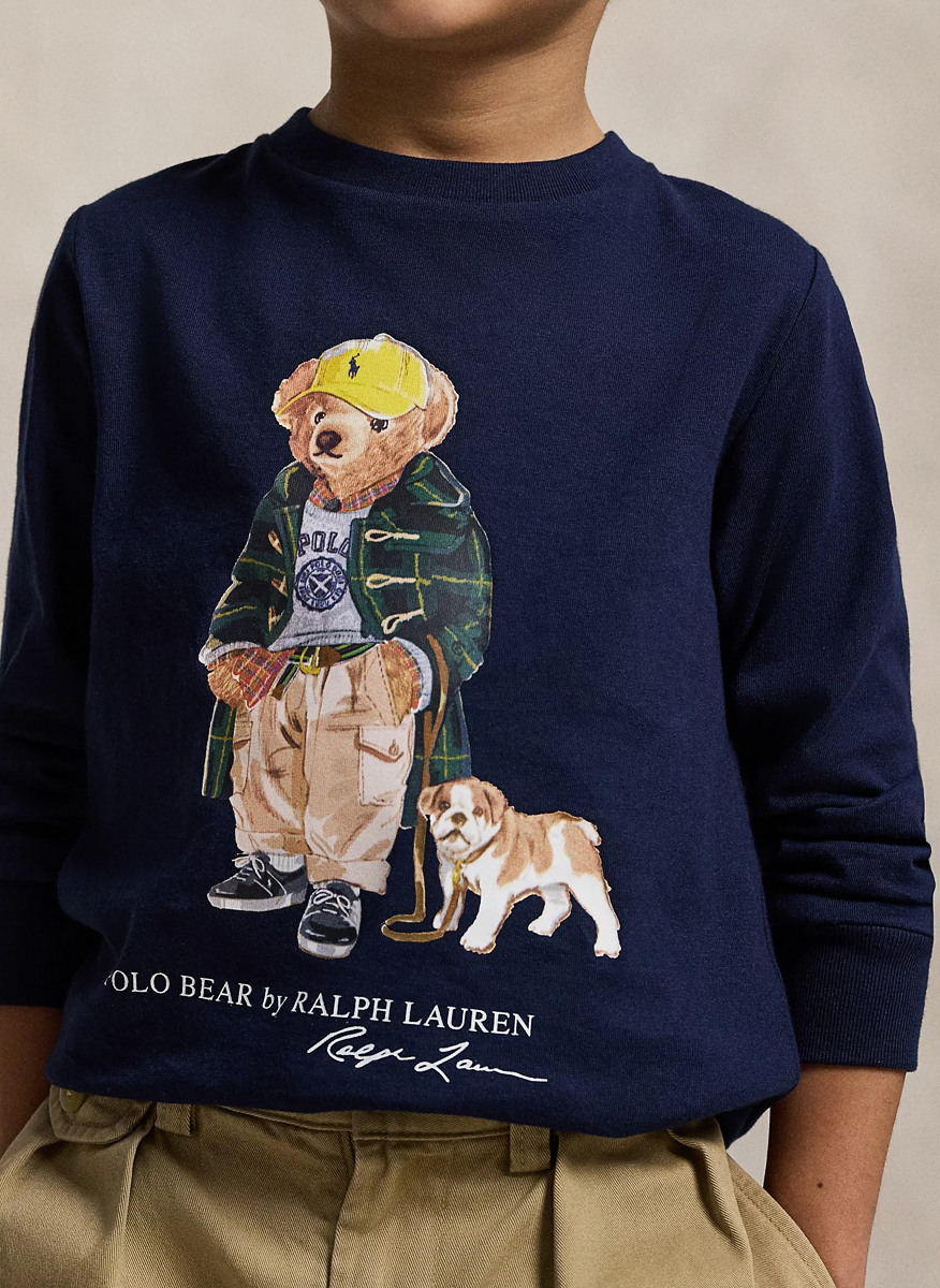 Ralph Lauren Kids 2-7 long sleeve T-shirt with print