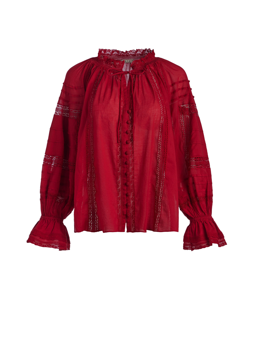 Риза с бродерии 'Josephine' Alice + Olivia