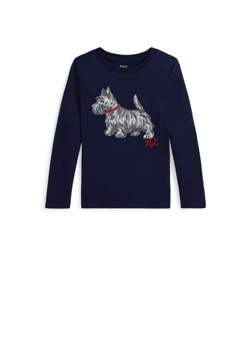 Блуза с принт Ralph Lauren Kids 2-6