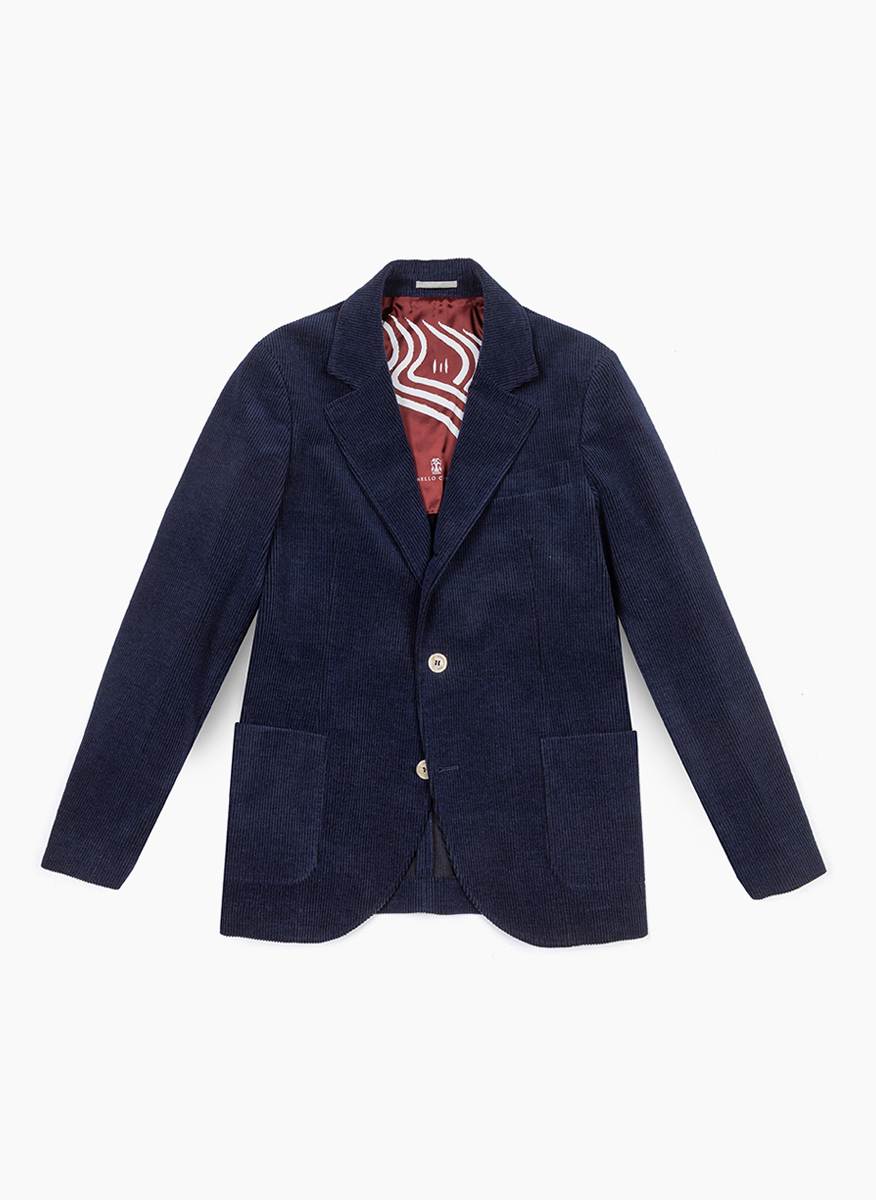 Brunello Cucinelli Kids12 two-pieces suit in corduroy