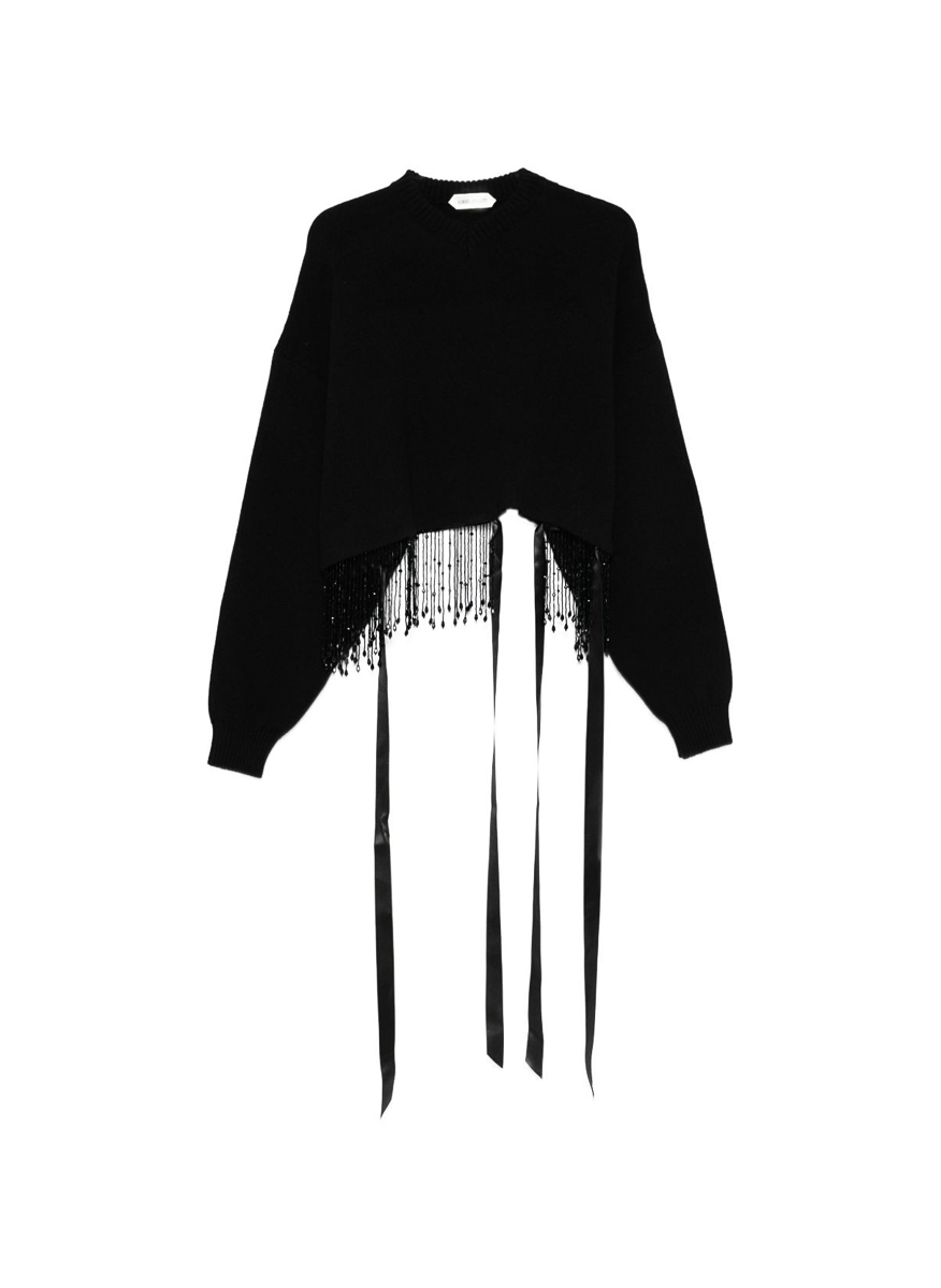 Alberta Ferretti cropped sweater in wool