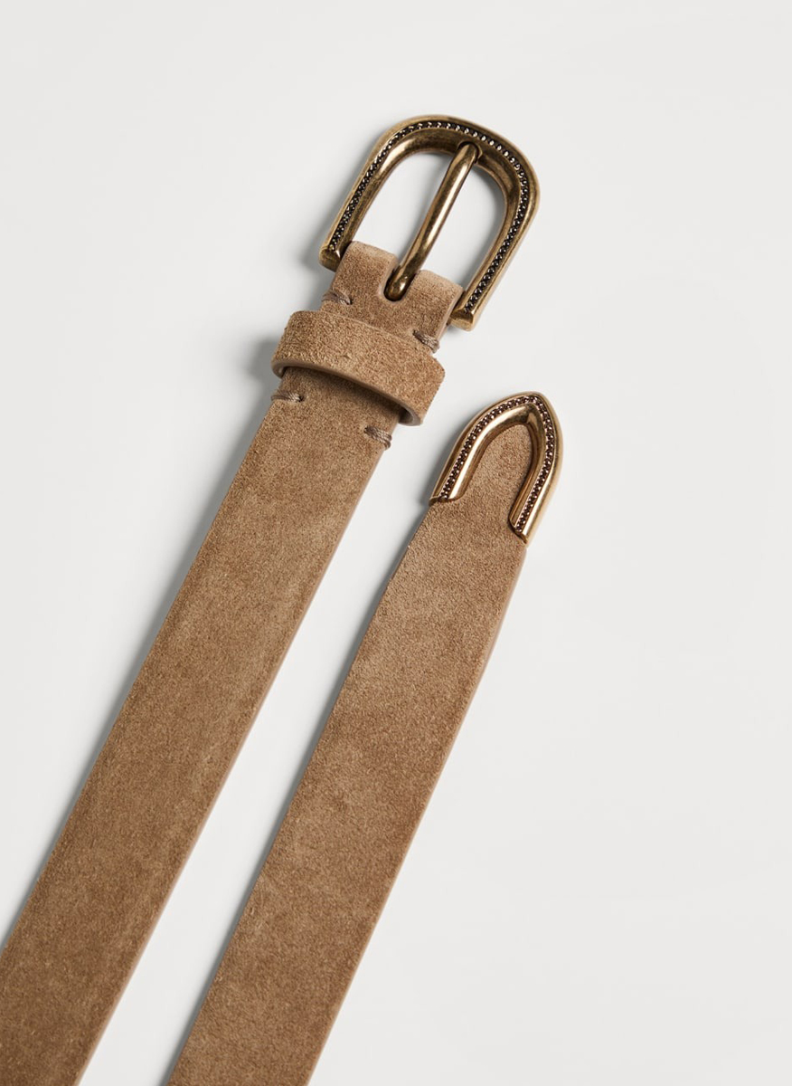 Brunello Cucinelli Kids S suede belt