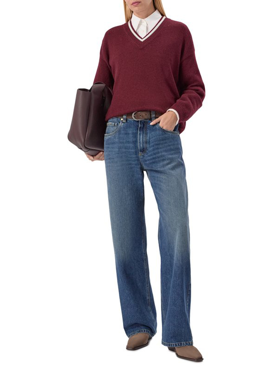 Brunello Cucinelli sweater with monili