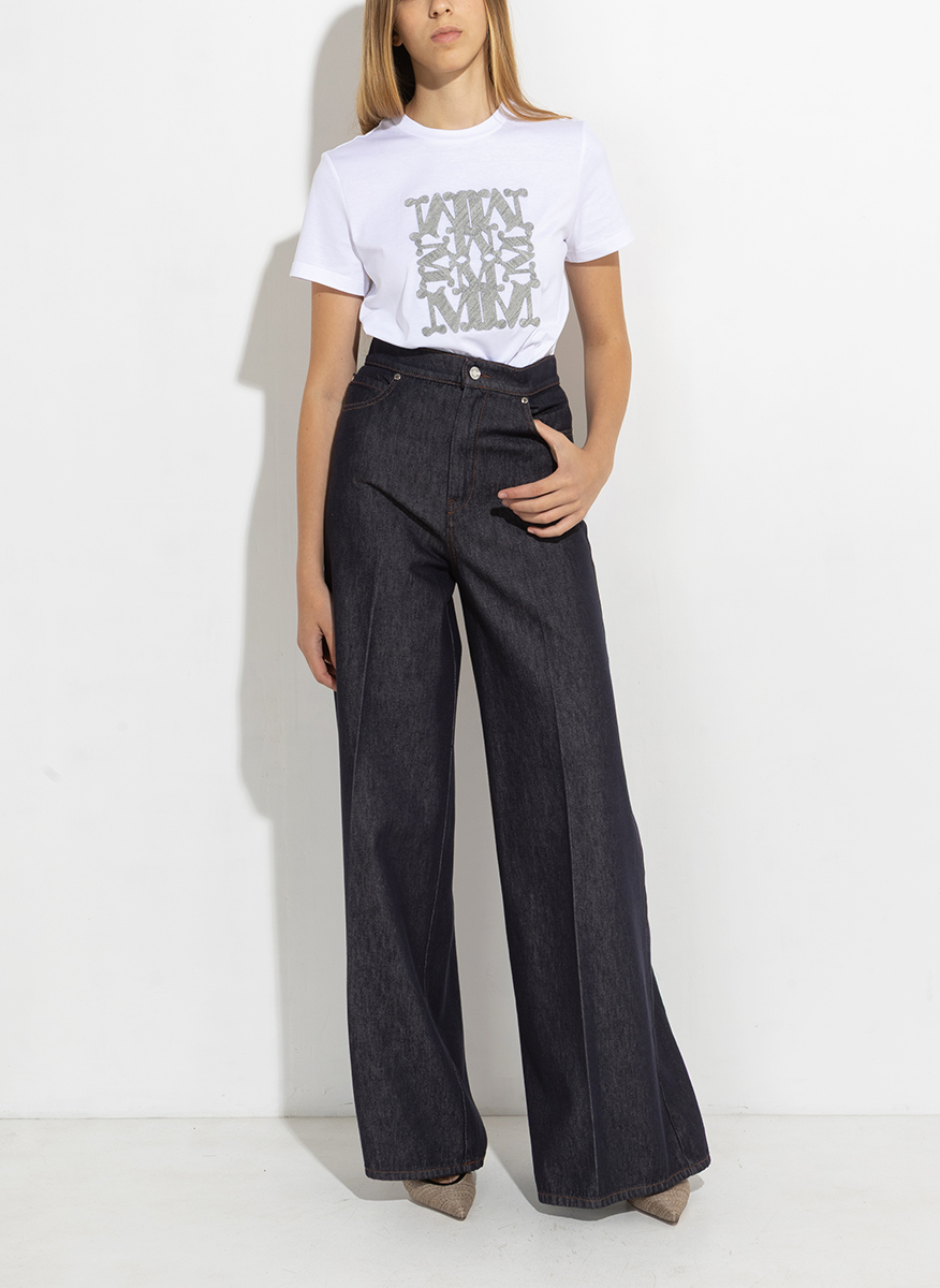 Max Mara Carmine wide fit denim trouser