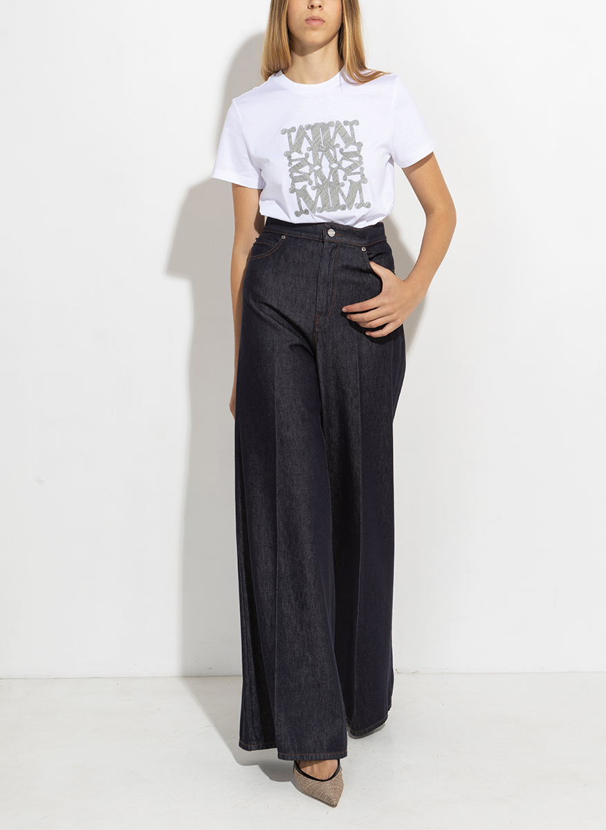 Max Mara Carmine wide fit denim trouser