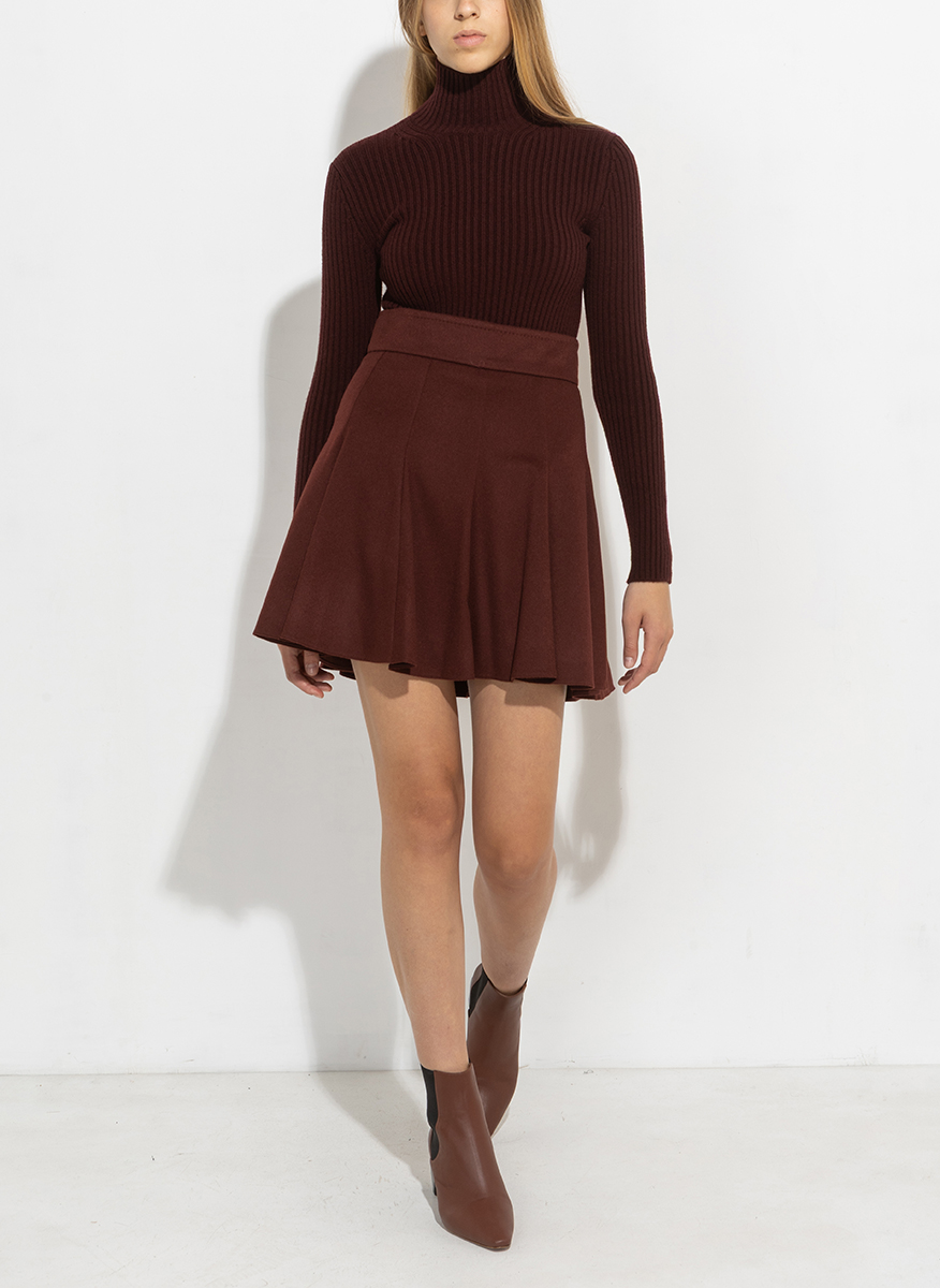 Max Mara Geneve pleated mini skirt
