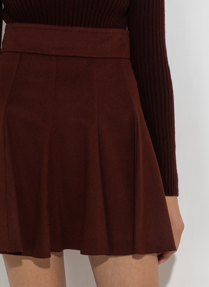 Max Mara Geneve pleated mini skirt