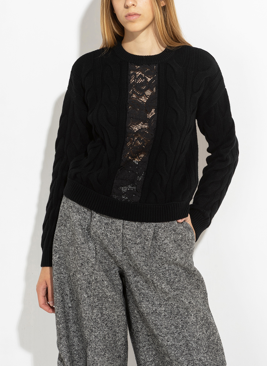 Max Mara Nostoc cable knit sweater
