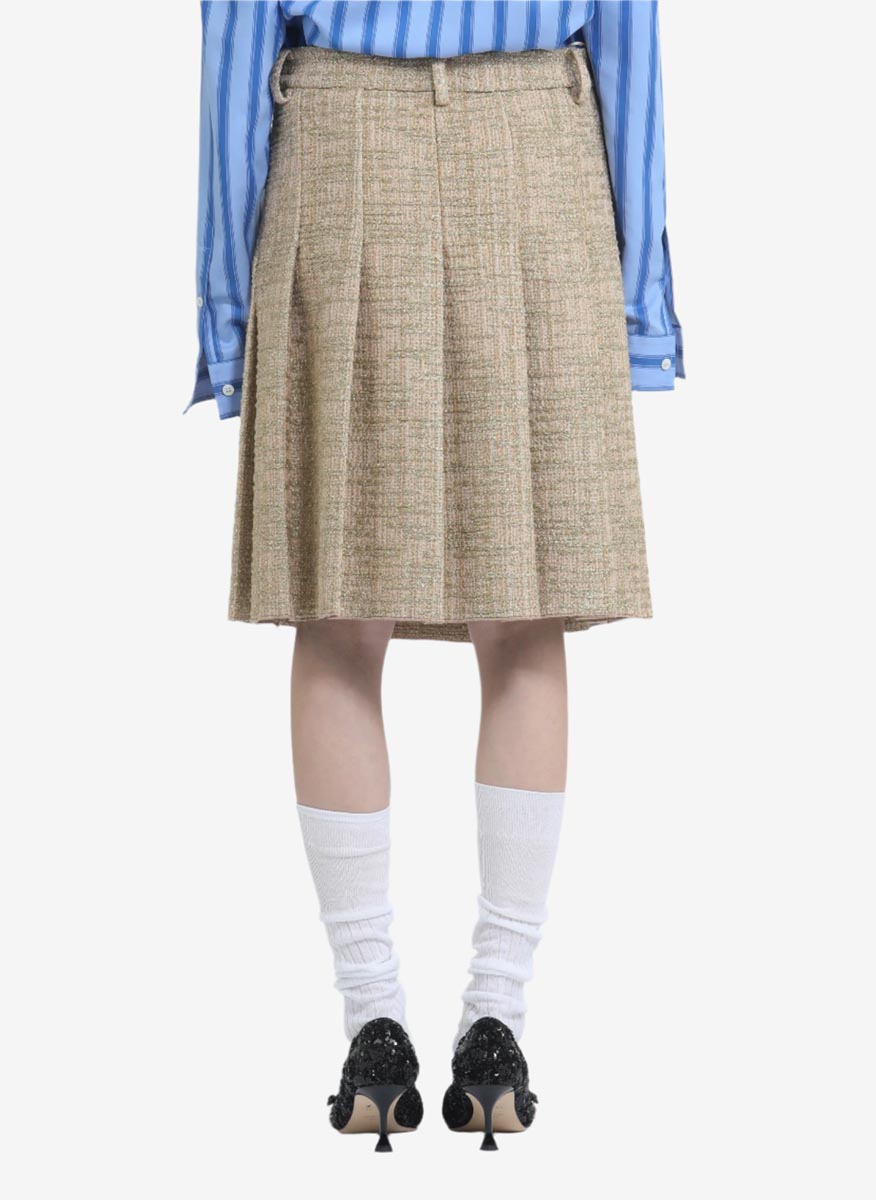 Nº21 skirt with weed effect