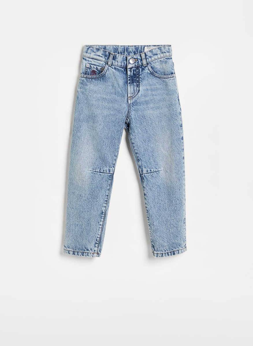 Brunello Cucinelli Kids 8-10 denim trousers