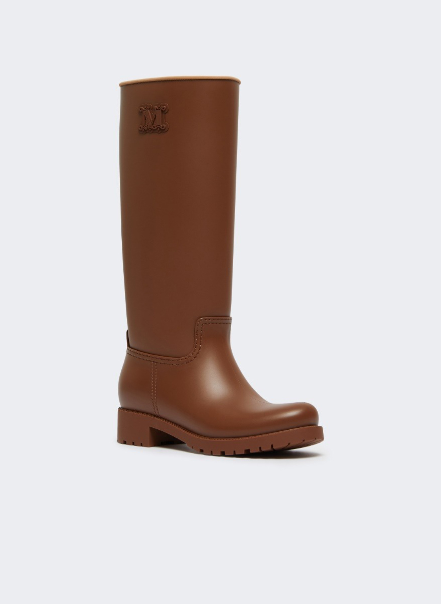 Max Mara Rain M Monogram rubber boots