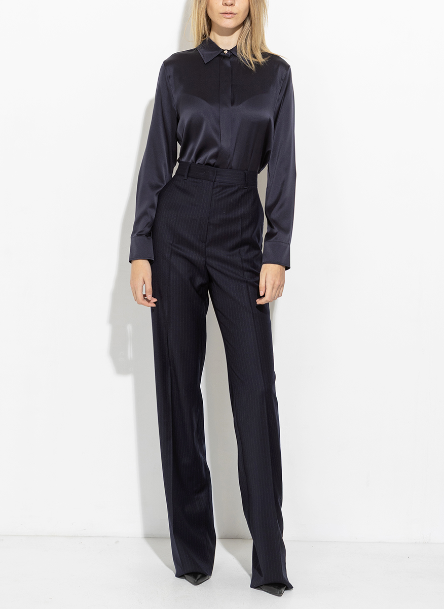 Панталон от фина вълна Max Mara Studio Medium
