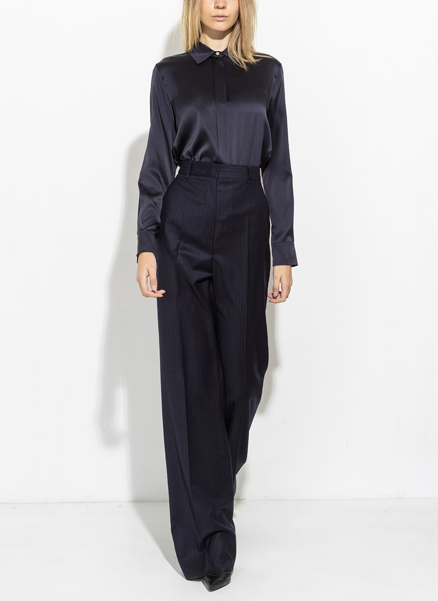 Панталон от фина вълна Max Mara Studio Medium