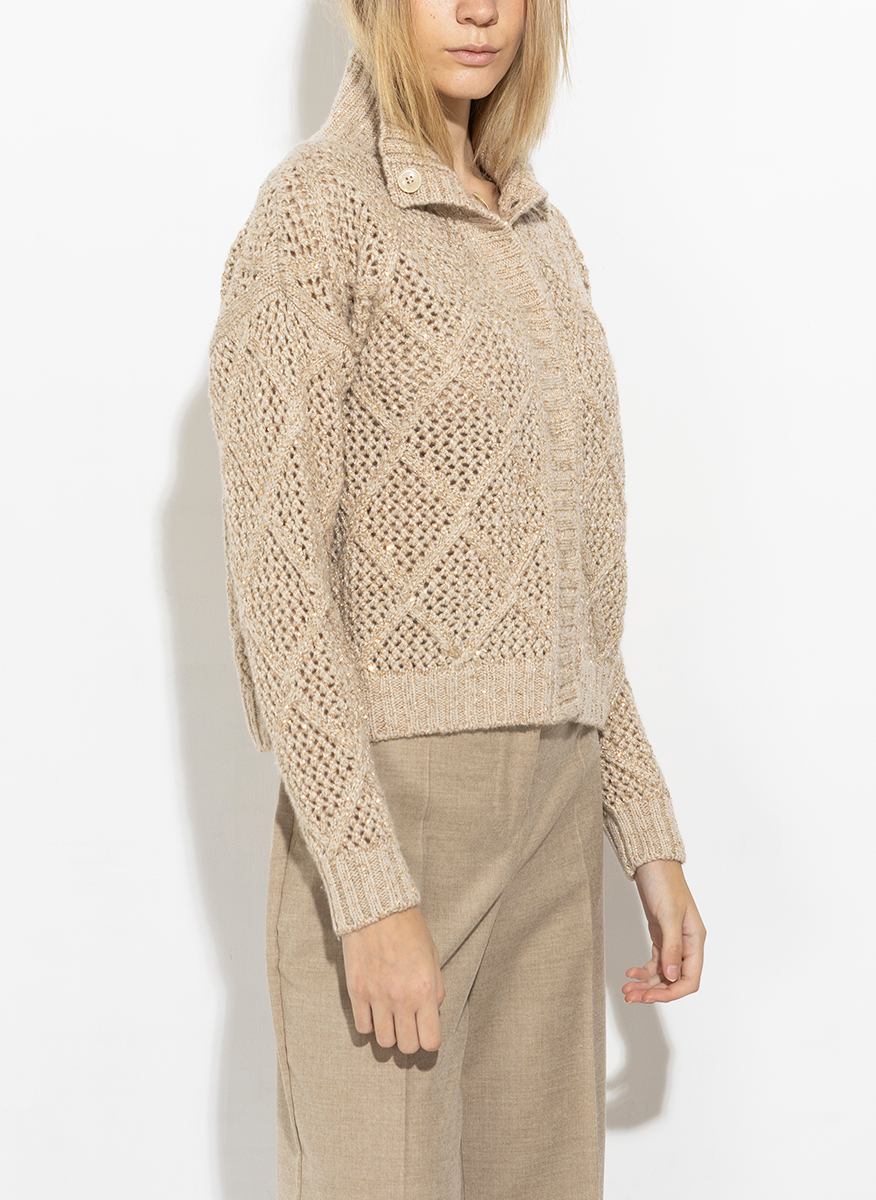 Жилетка с пайети Max Mara Studio Ghinea