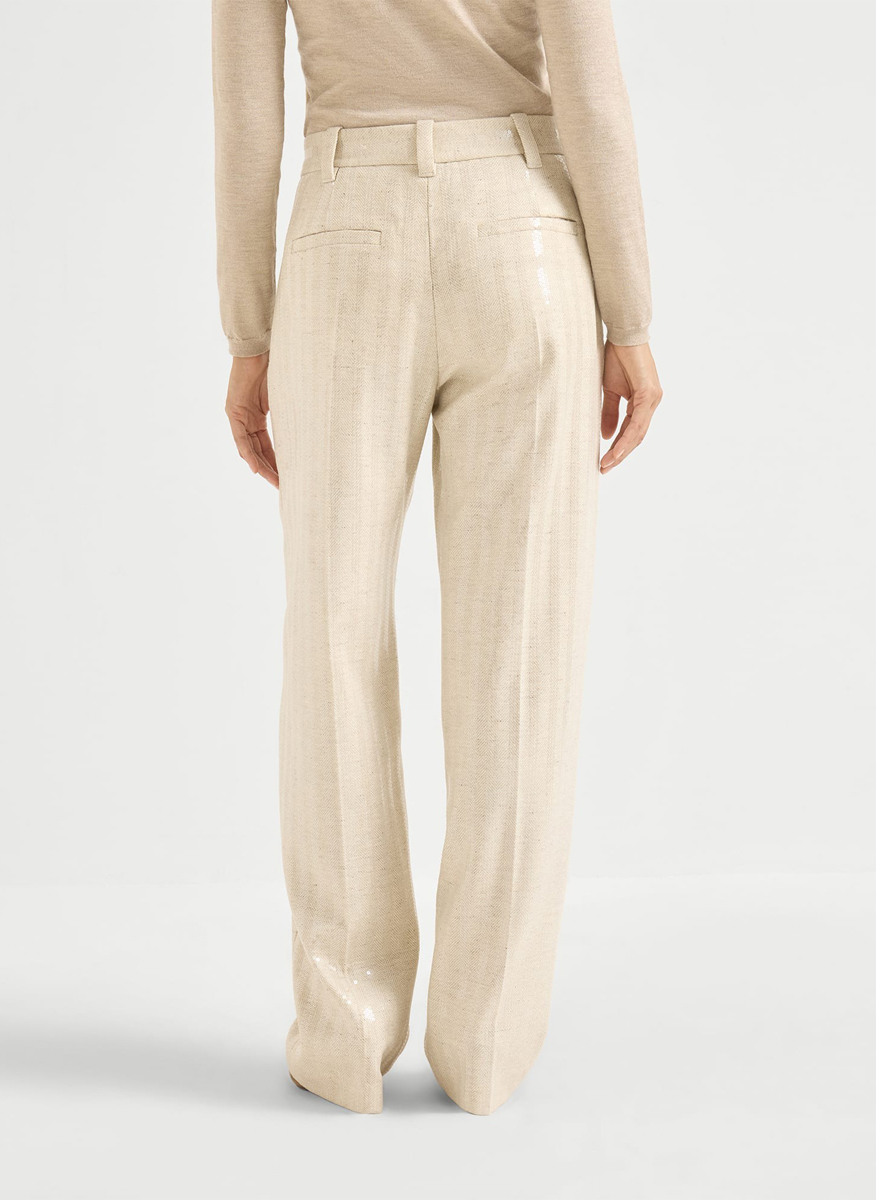 Brunello Cucinelli wool and cashmere trousers