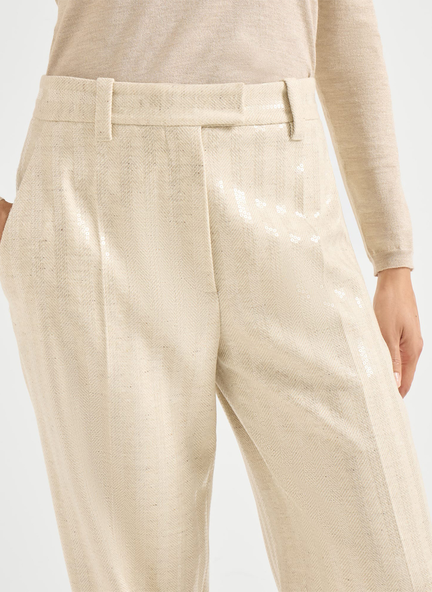 Brunello Cucinelli wool and cashmere trousers