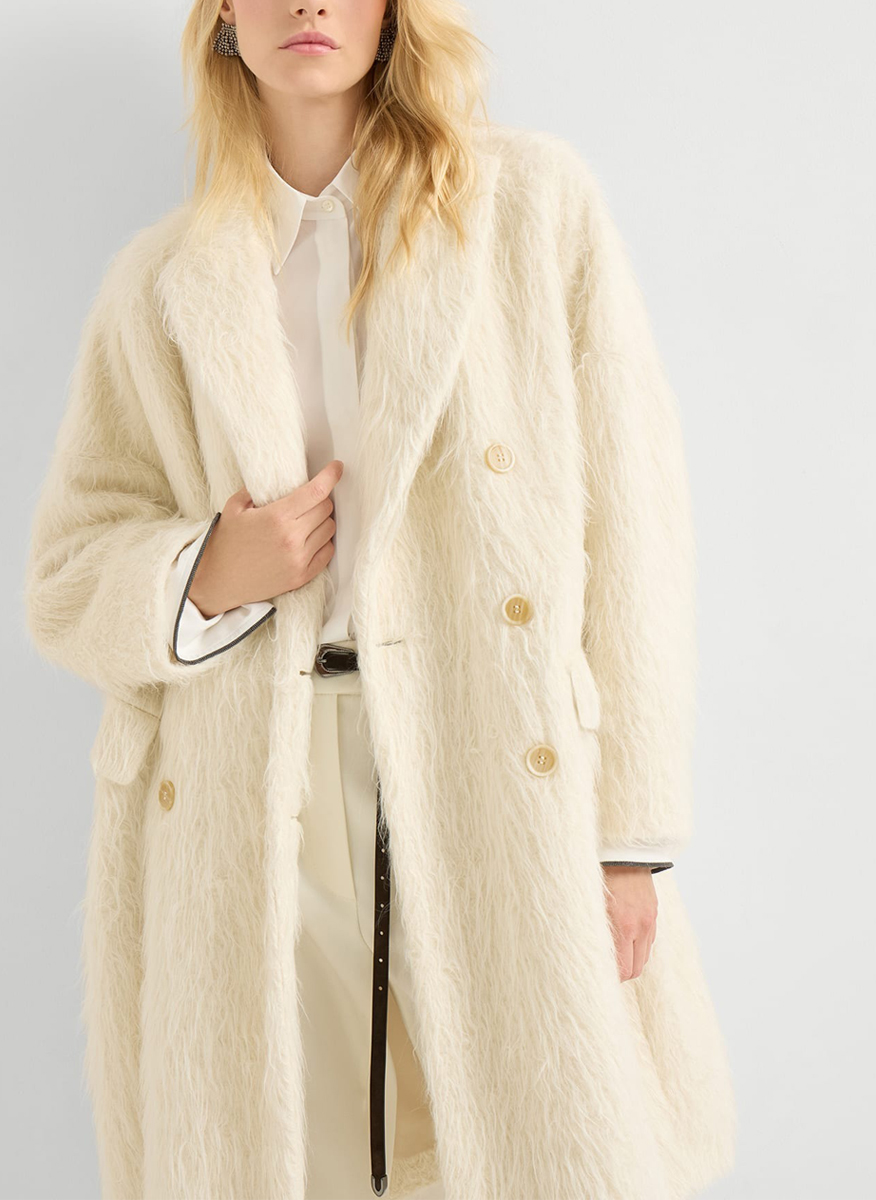 Brunello Cucinelli alpaca coat