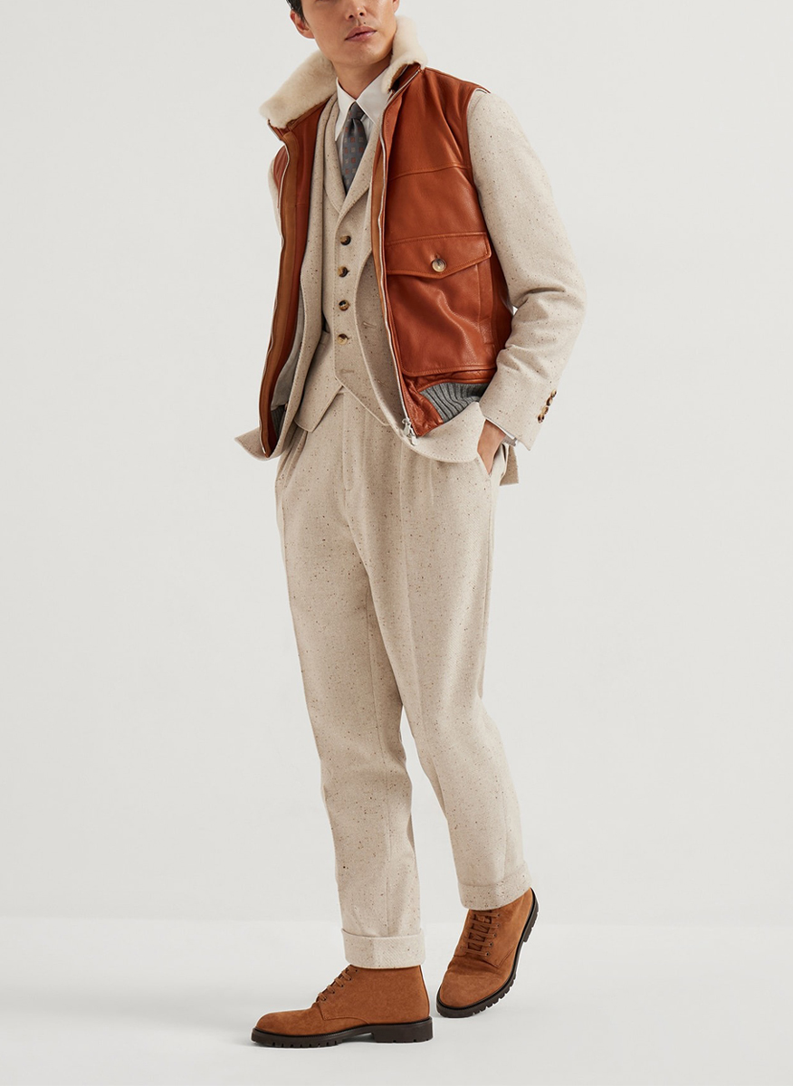 Brunello Cucinelli wool and cashmere blazer
