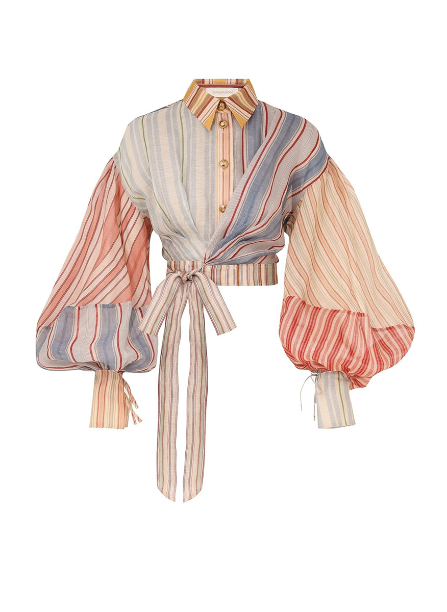 Zimmermann 'Spliced Stripes' shirt