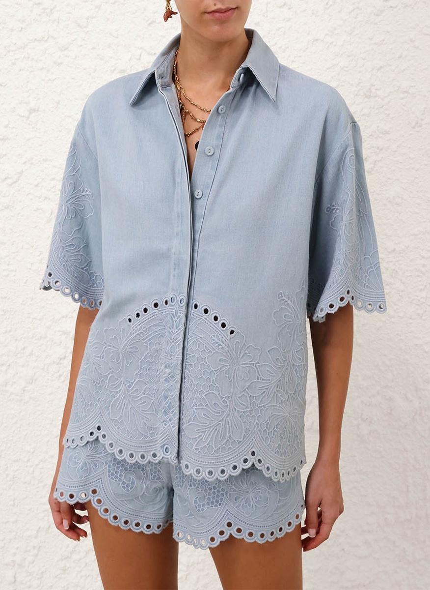 Zimmermann Daylight cotton denim shirt