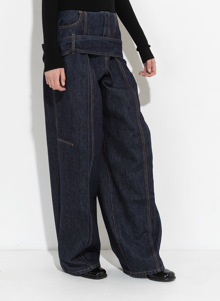 Sportmax Aia1234 loose fit denim