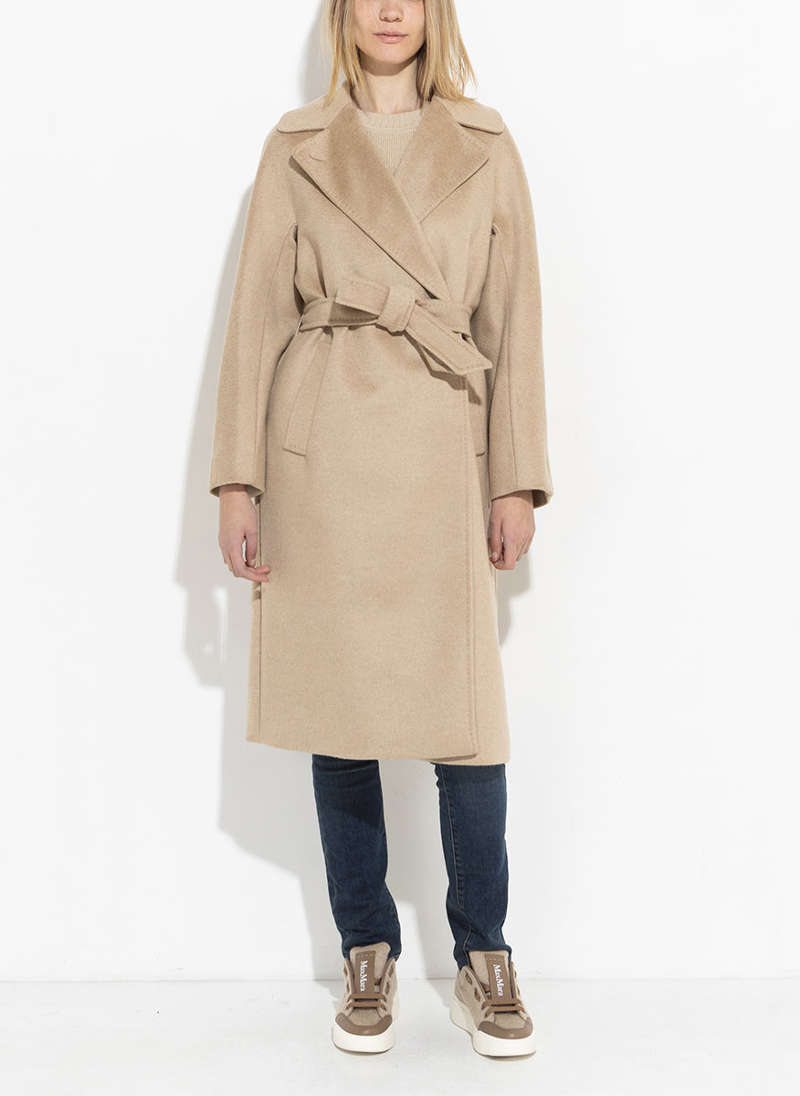 Миди палто от фина вълна Weekend Max Mara Resina