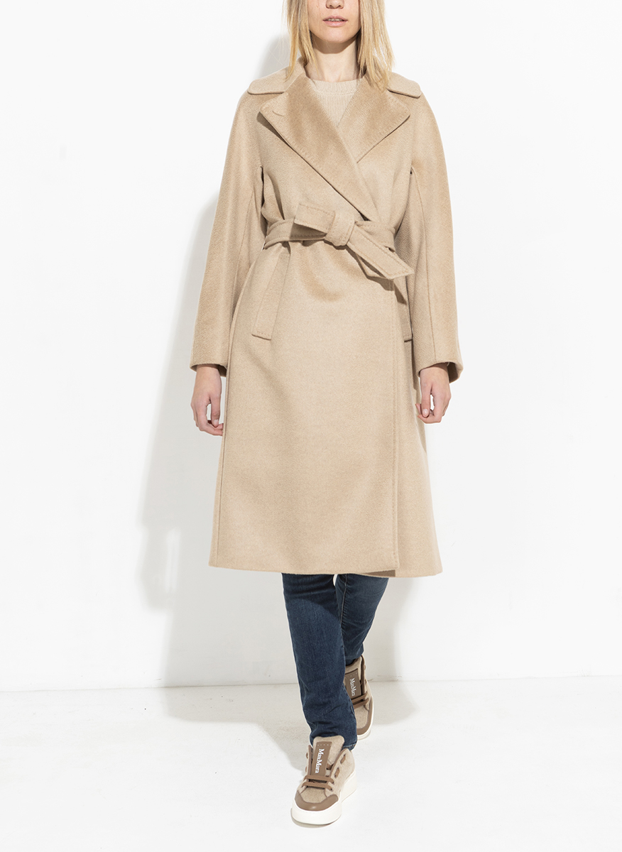 Миди палто от фина вълна Weekend Max Mara Resina