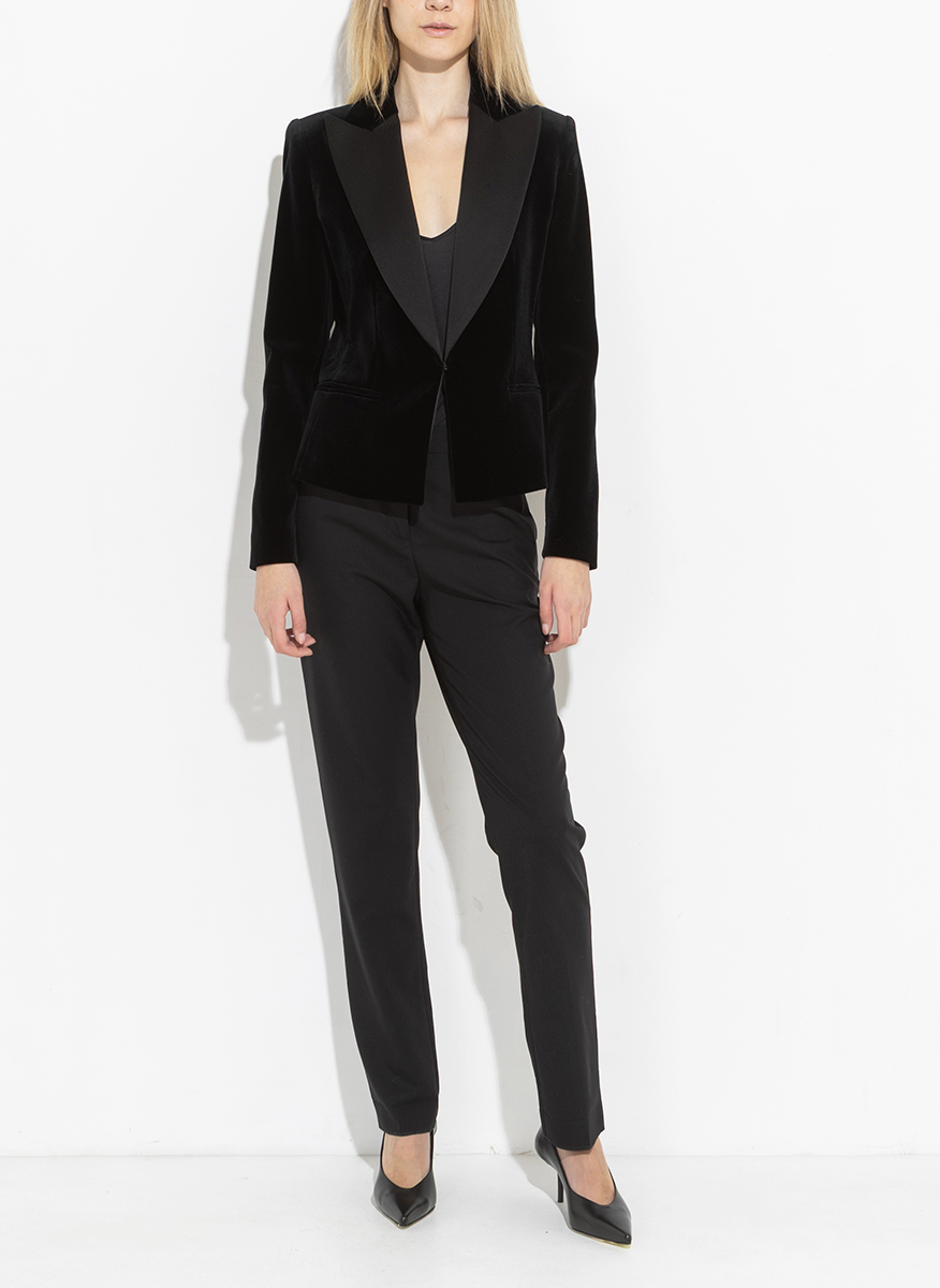 Max Mara Studio Eolie velvet blazer