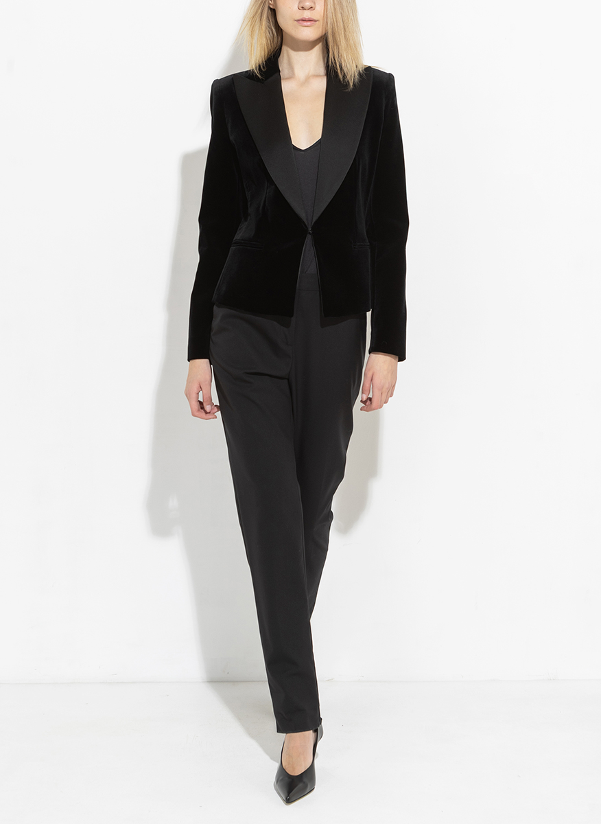 Max Mara Studio Eolie velvet blazer