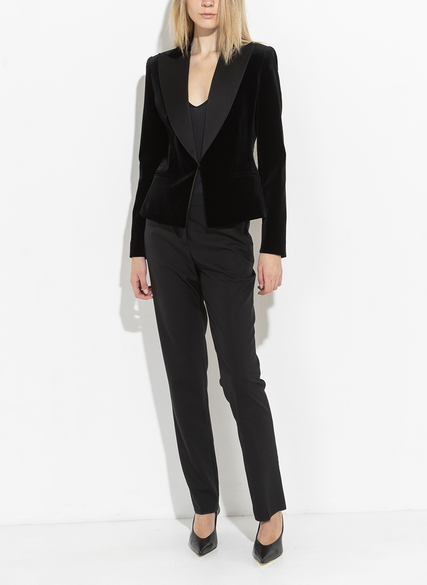 Max Mara Studio Eolie velvet blazer