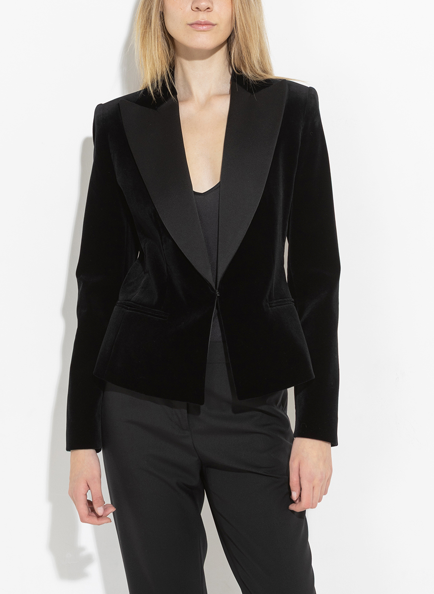 Max Mara Studio Eolie velvet blazer