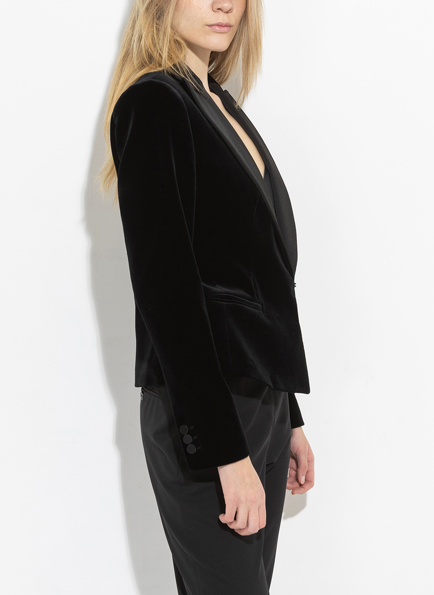 Max Mara Studio Eolie velvet blazer