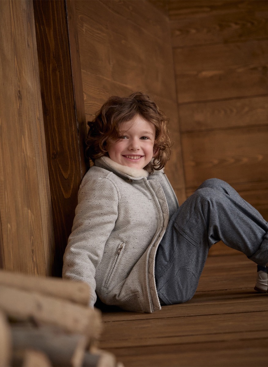 Панталон от вълна 'Functional look' Brunello Cucinelli Kids 8