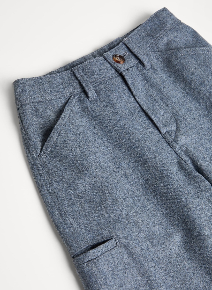 Панталон от вълна 'Functional look' Brunello Cucinelli Kids 8