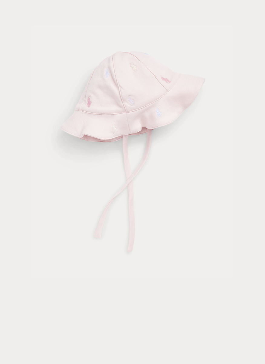 Шапка с бродирани детайли Ralph Lauren Kids