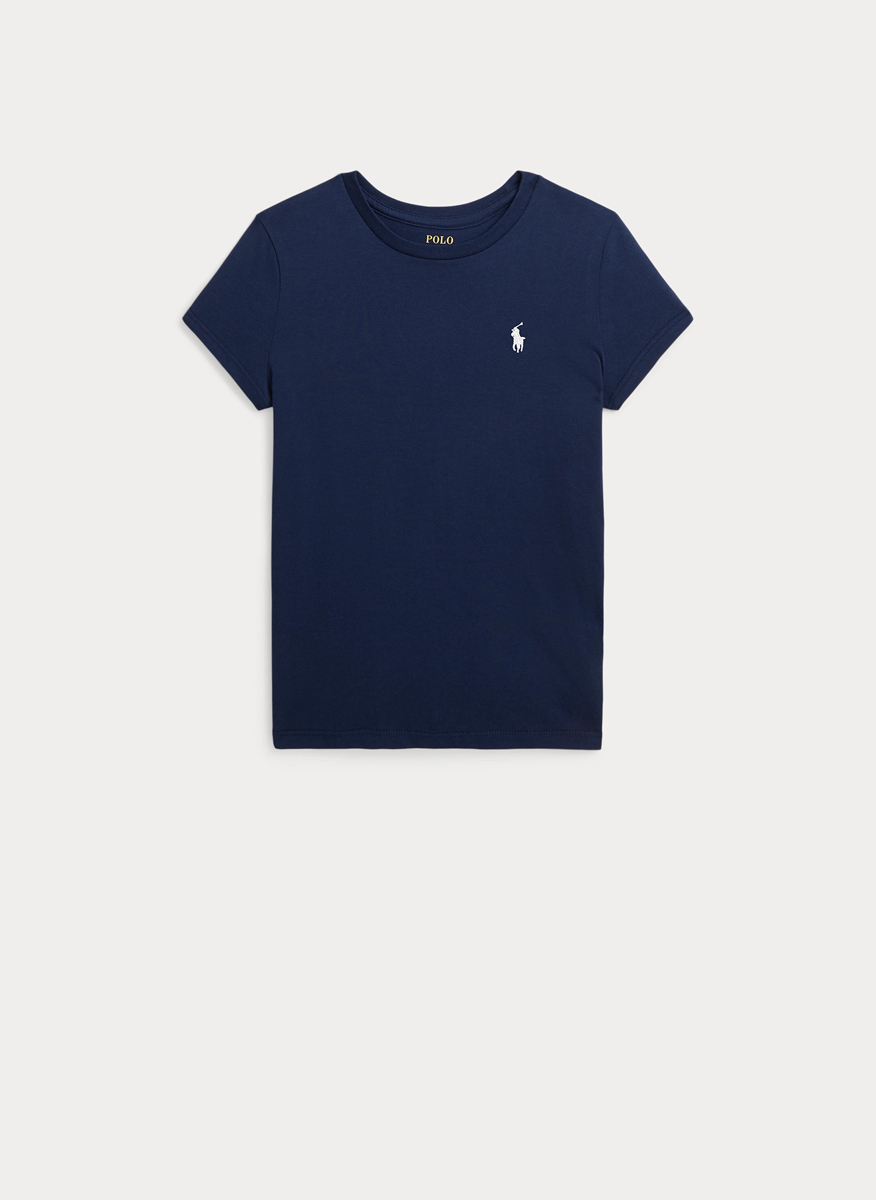 Тишърт с бродерия Ralph Lauren Kids 7-14
