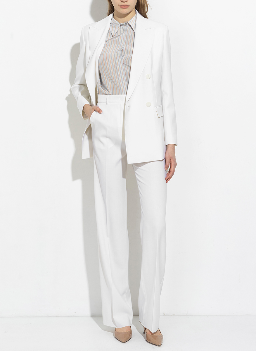 Двуредно сако от фина вълна Max Mara Studio Mstgrembo